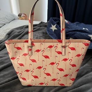 Kate Spade limited edition flamingo purse